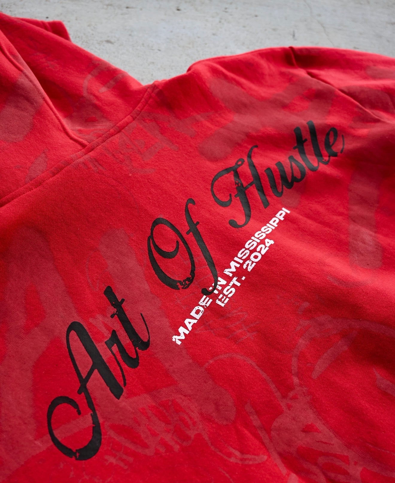 Red AOH Graffiti Zipup